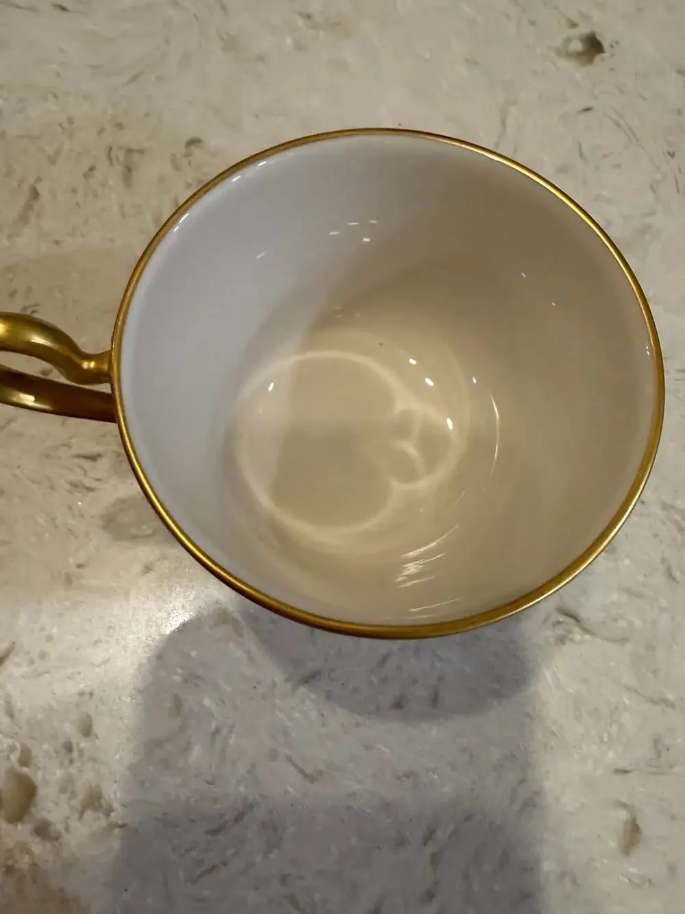 Franciscan Masterpiece China Crown Renaissance Green and Gold Footed Teacup